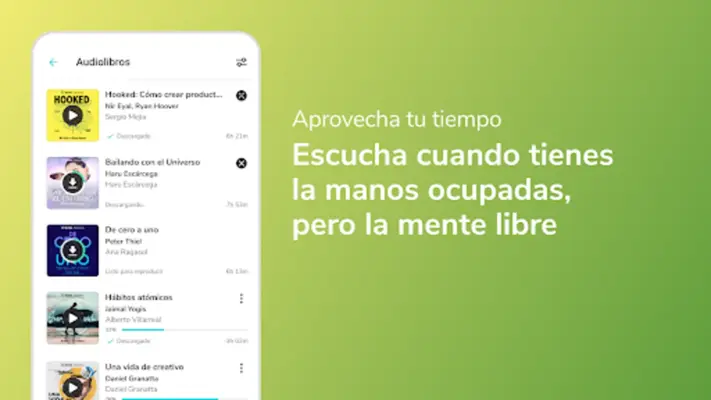 Beek Audiolibros y Podcasts android App screenshot 1